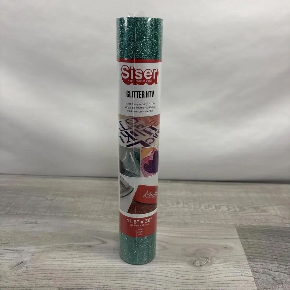 Siser Glitter HTV Jade 11.8